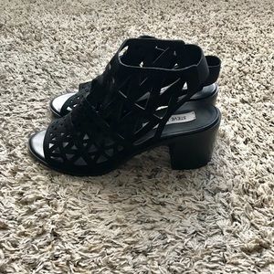👡 NEW Steve Madden Estee Caged Block Heel Sandals